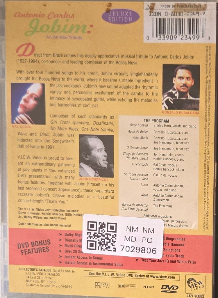 Antonio Carlos Jobim - An All-Star Tribute (Music-DVD)
