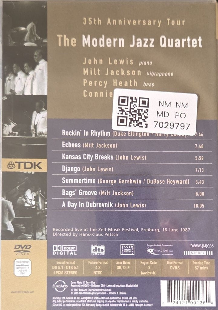 The Modern Jazz Quartet - 35th Anniversary Tour (Music-DVD)