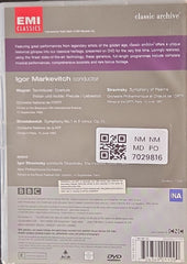 Igor Markevitch - Shostakovich Symphony No.1, Stravinsky Symphony of Psalms, Wagner Tannhäuser: Overture etc. (Music-DVD)