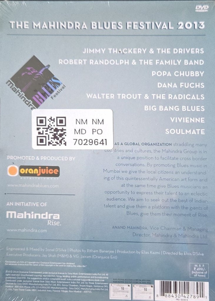 Various - The Mahindra Blues Festival 2013 (Music-DVD)