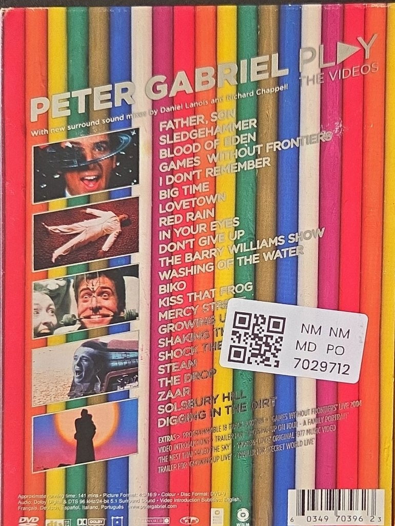 Peter Gabriel - Play: The Videos (Music-DVD)