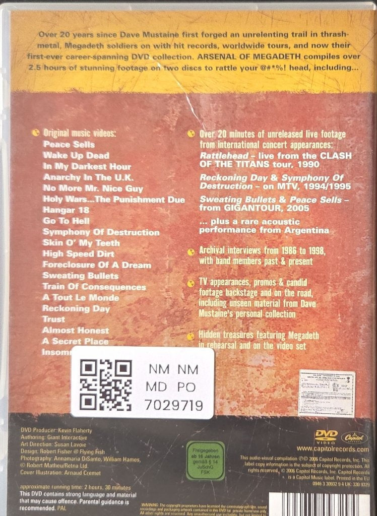 Megadeth - Arsenal of Megadeth (Music-DVD) (2)