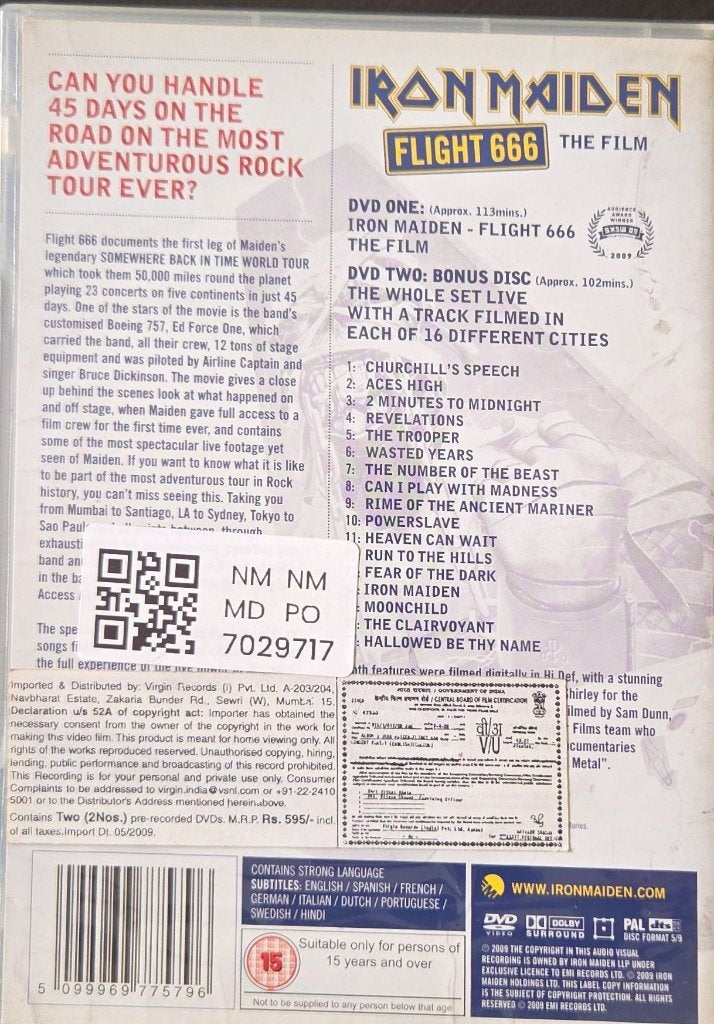 Iron Maiden - Flight 666 (Music-DVD) (2)