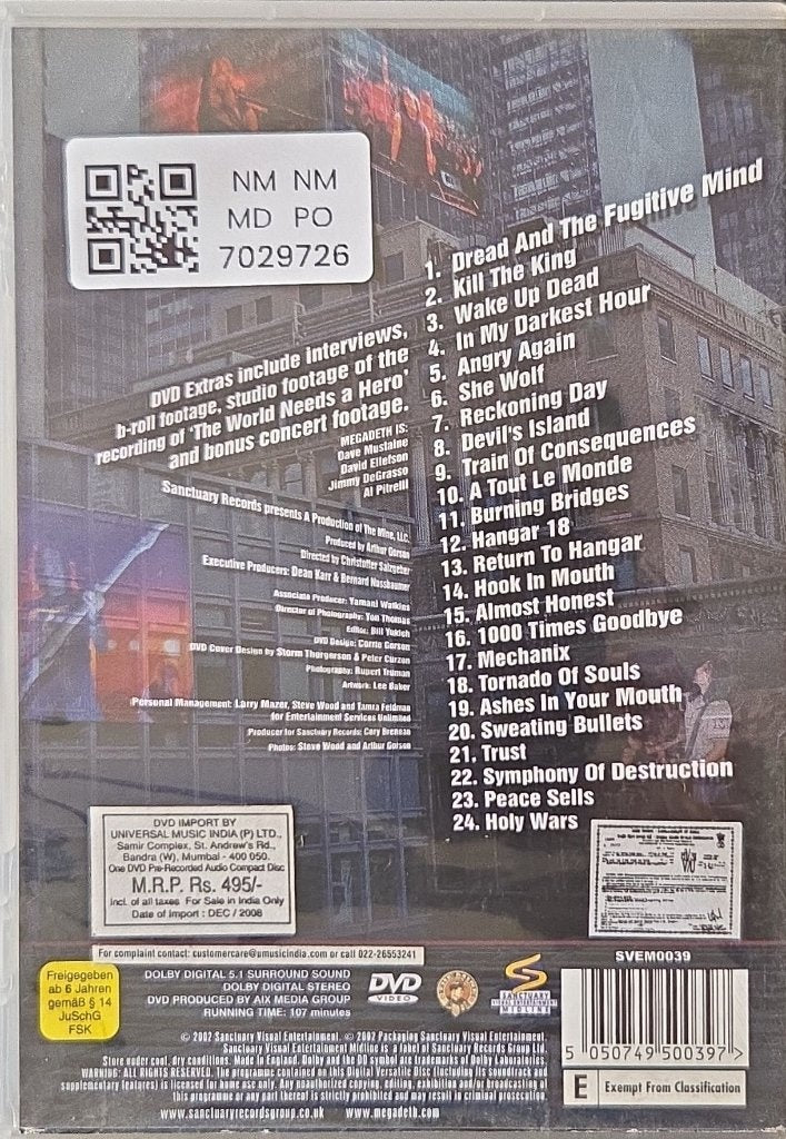 Megadeth - Rude Awakening (Music-DVD)