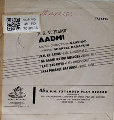 Naushad - Aadmi (45-RPM)