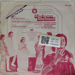 Rajesh Roshan - Shriman Shrimati (45-RPM)