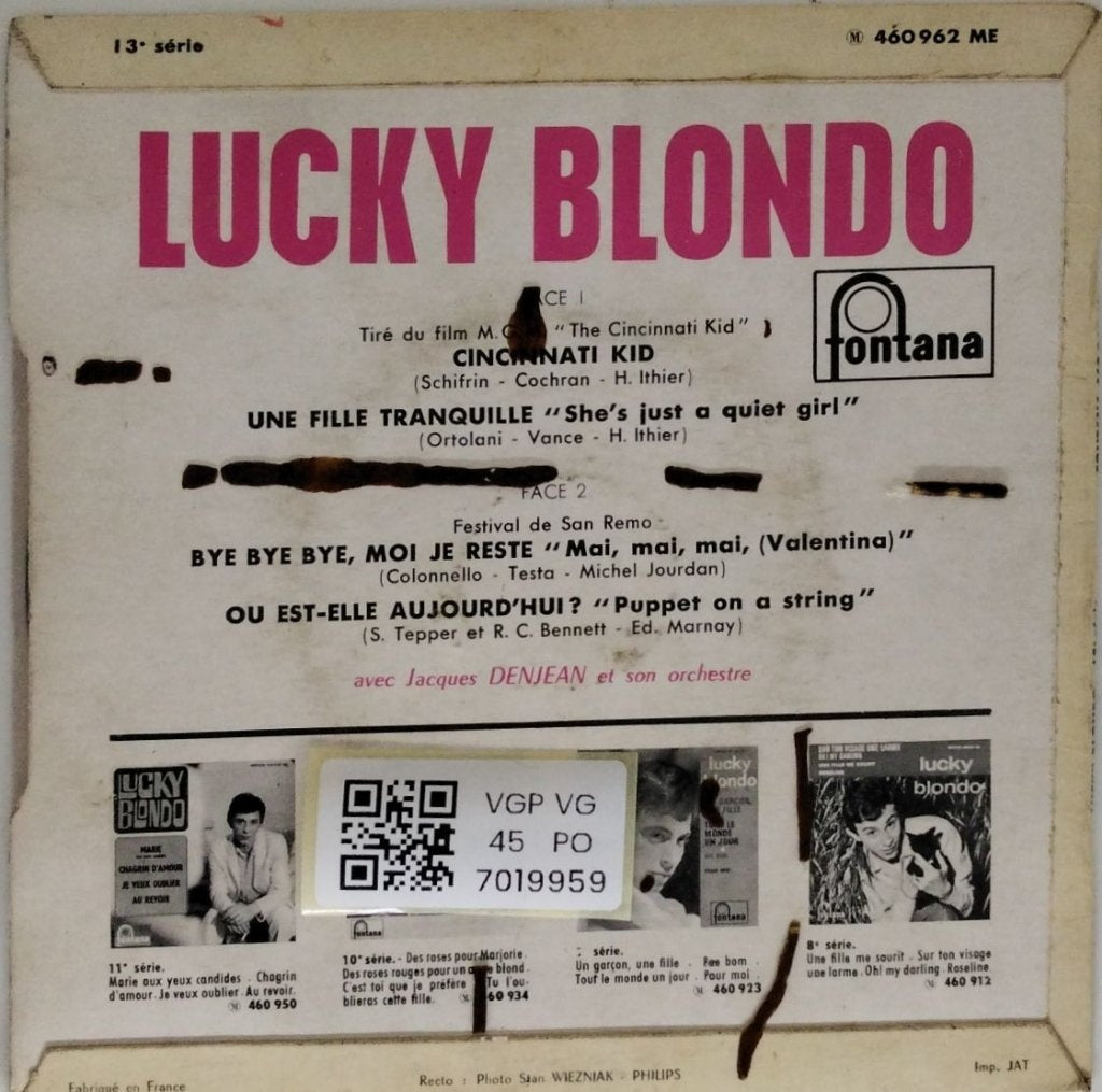 Lucky Blondo - Lucky Blondo (45-RPM)