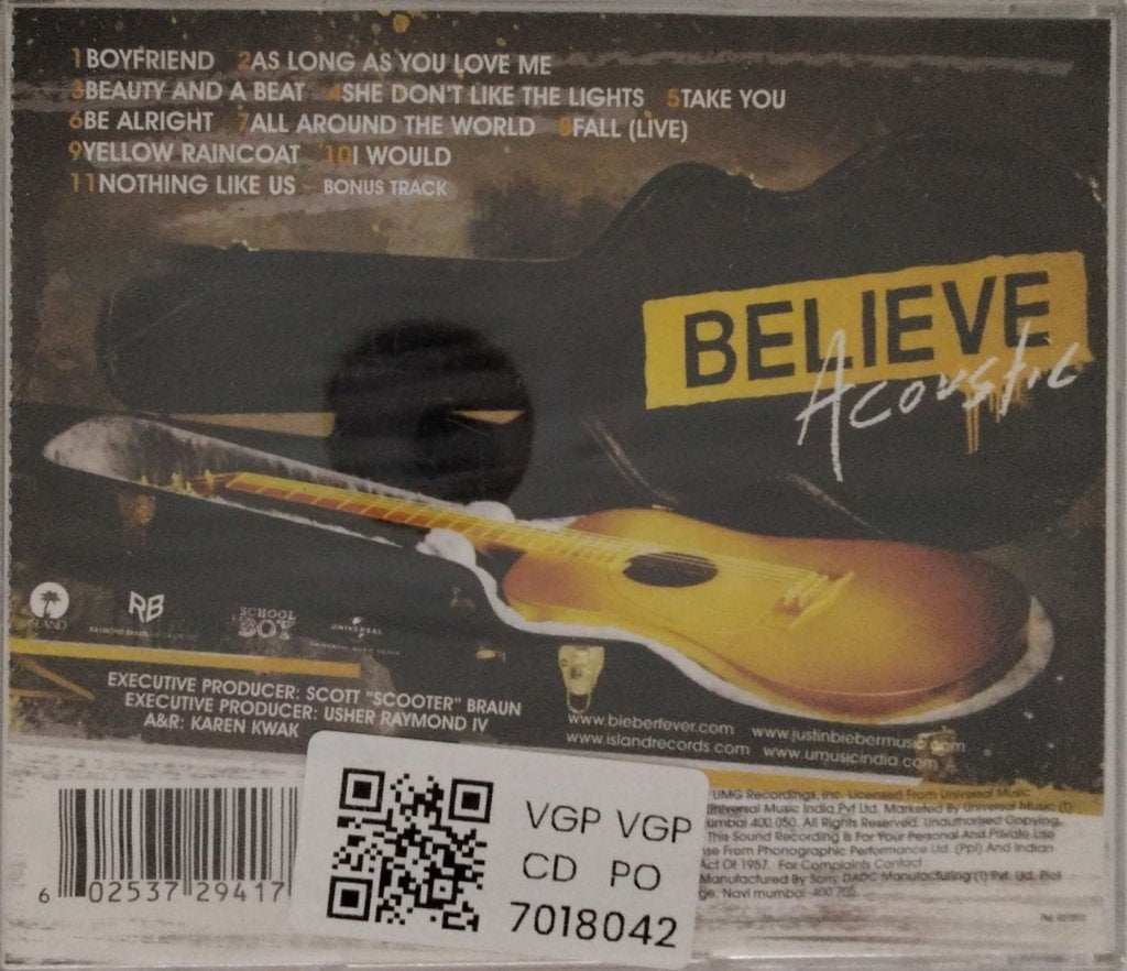 Justin Bieber - Believe Acoustic (CD)