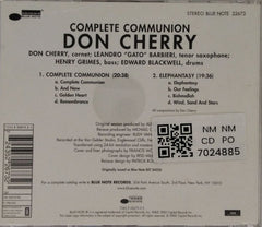 Don Cherry, Leandro 'Gato' Barbieri, Henry Grimes, Edward Blackwell - Complete Communion (CD)