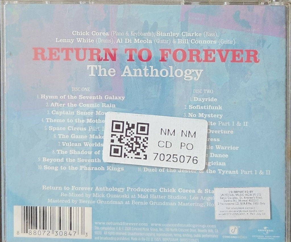 Return to Forever - The Anthology (CD) (2)