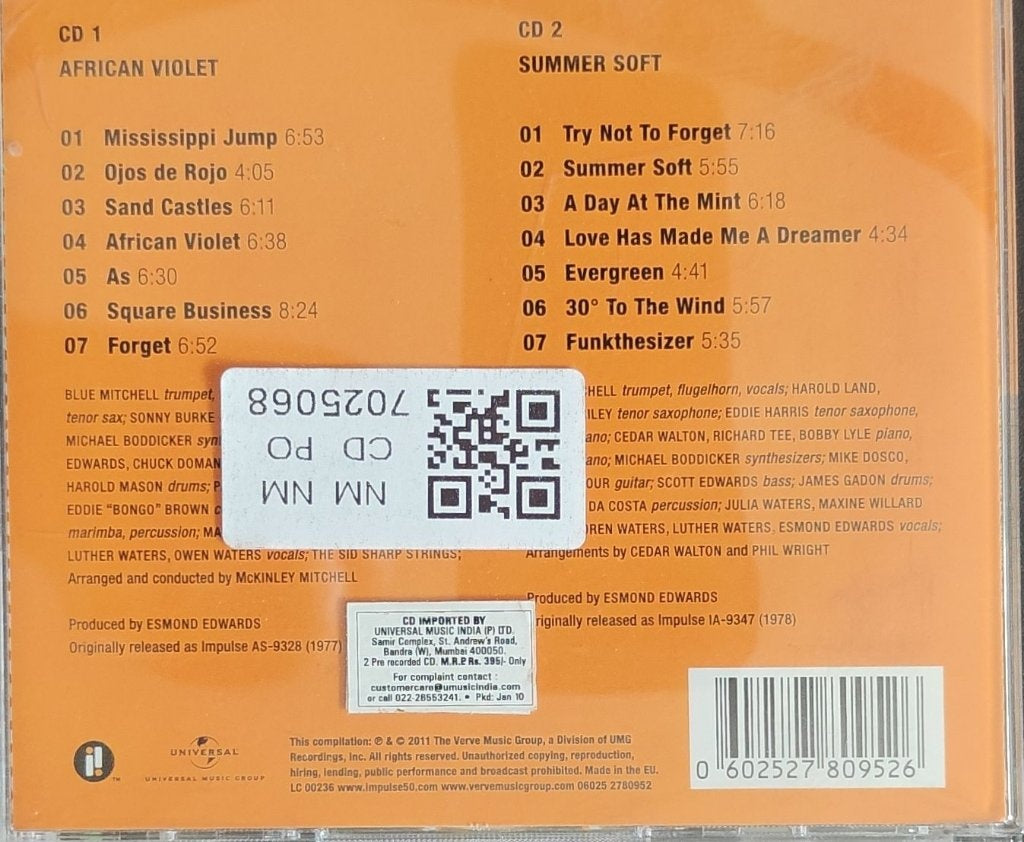 Blue Mitchell - African Violet / Summer Soft (CD) (2)