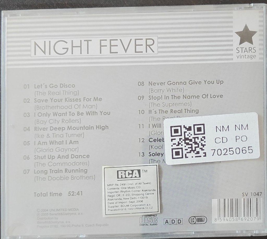 Various - NIGHT FEVER (CD)