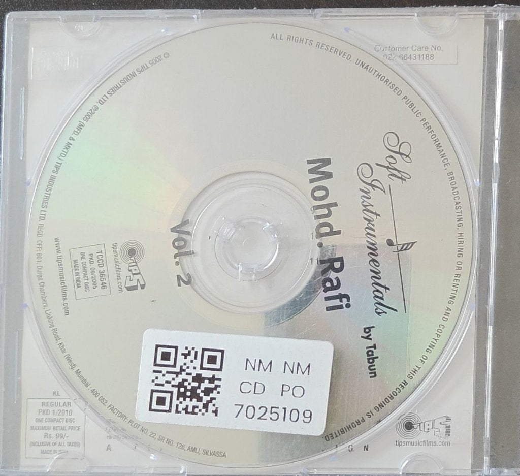 Tabun - Soft Instrumentals Mohd. Rafi Vol. 2 (CD)
