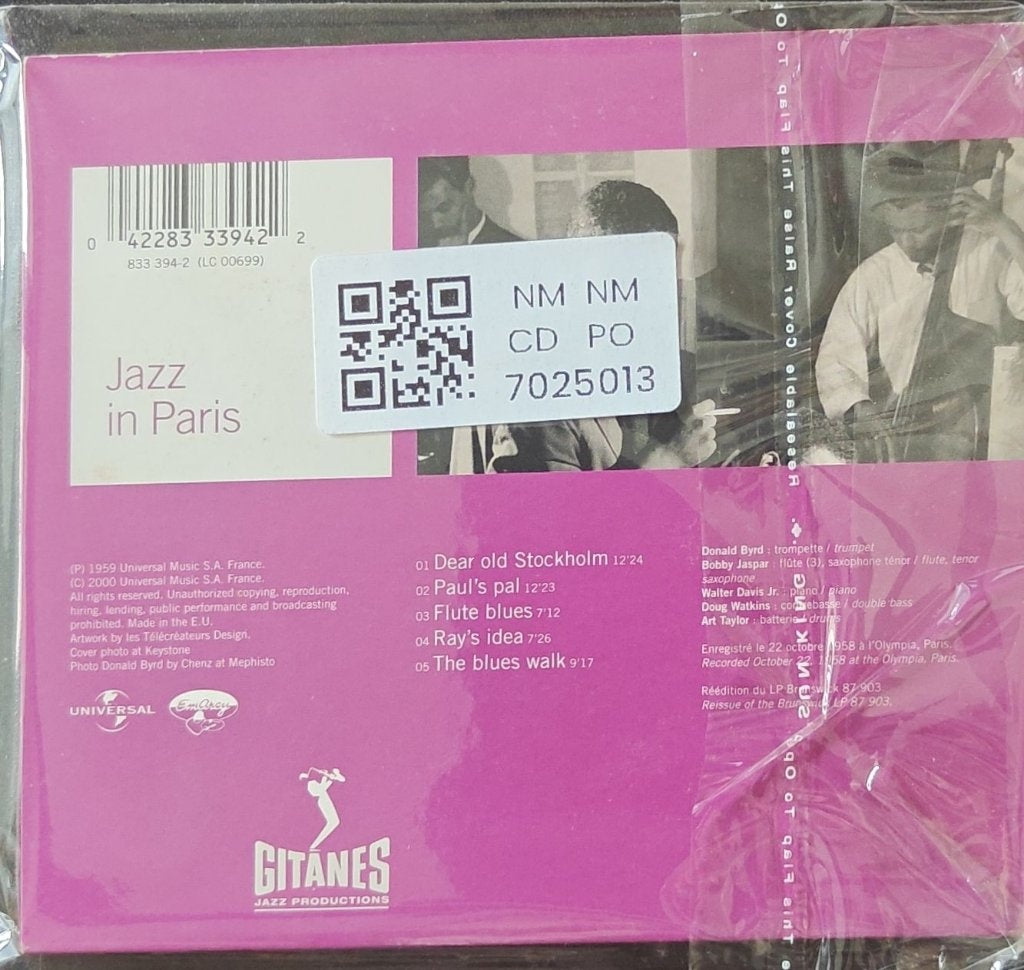 Donald Byrd - Byrd in Paris (CD)