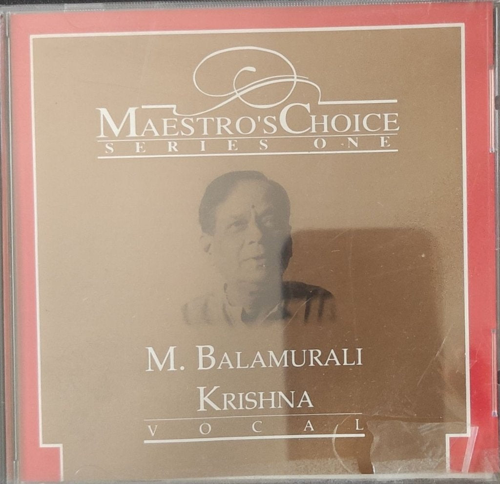 M. Balamurali Krishna - Maestro's Choice Series One (CD)