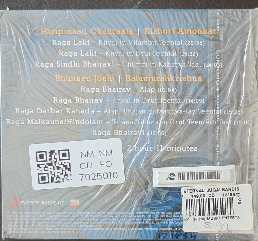 Hariprasad Chaurasia, Kishori Amonkar, Bhimsen Joshi, Balamuralikrishna - Eternal Jugalbandis Vol. 2 (MP3) (CD)