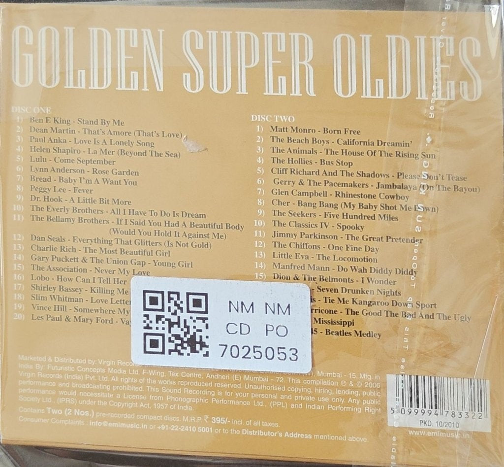 Various - Golden Super Oldies (CD) (2)