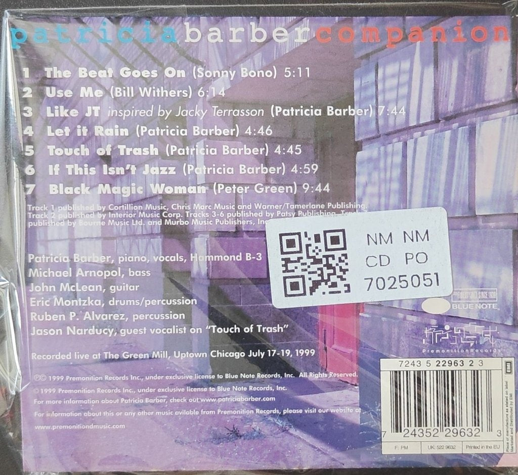 Patricia Barber - Companion (CD)