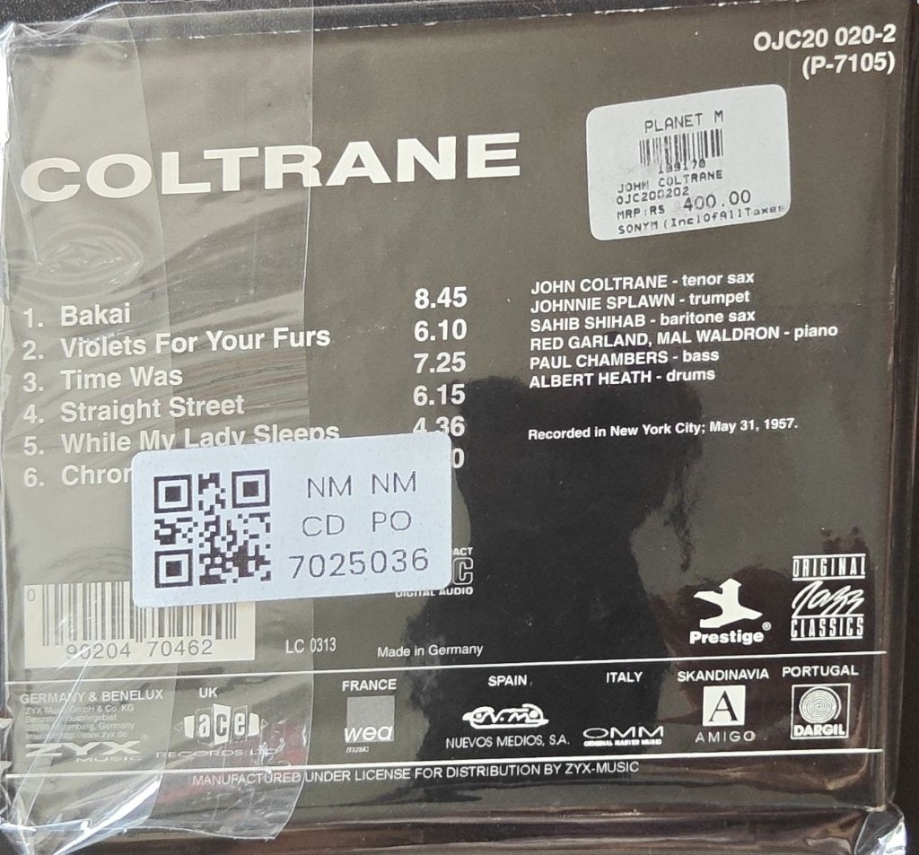 John Coltrane - Coltrane (CD)