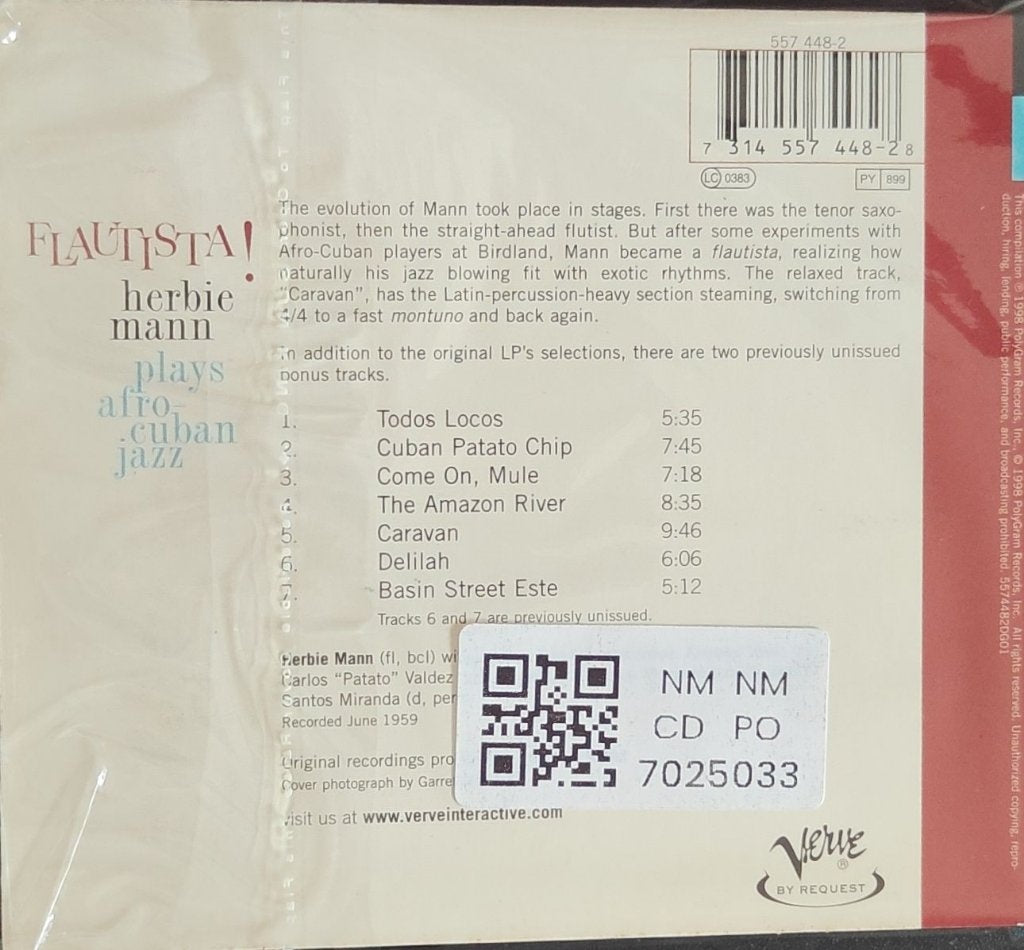 Herbie Mann - Flautista! (CD)