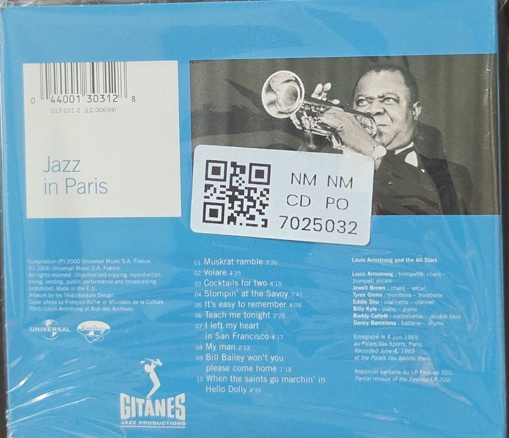 Louis Armstrong - Jazz in Paris: The Best Live Concert Vol.2 (CD)