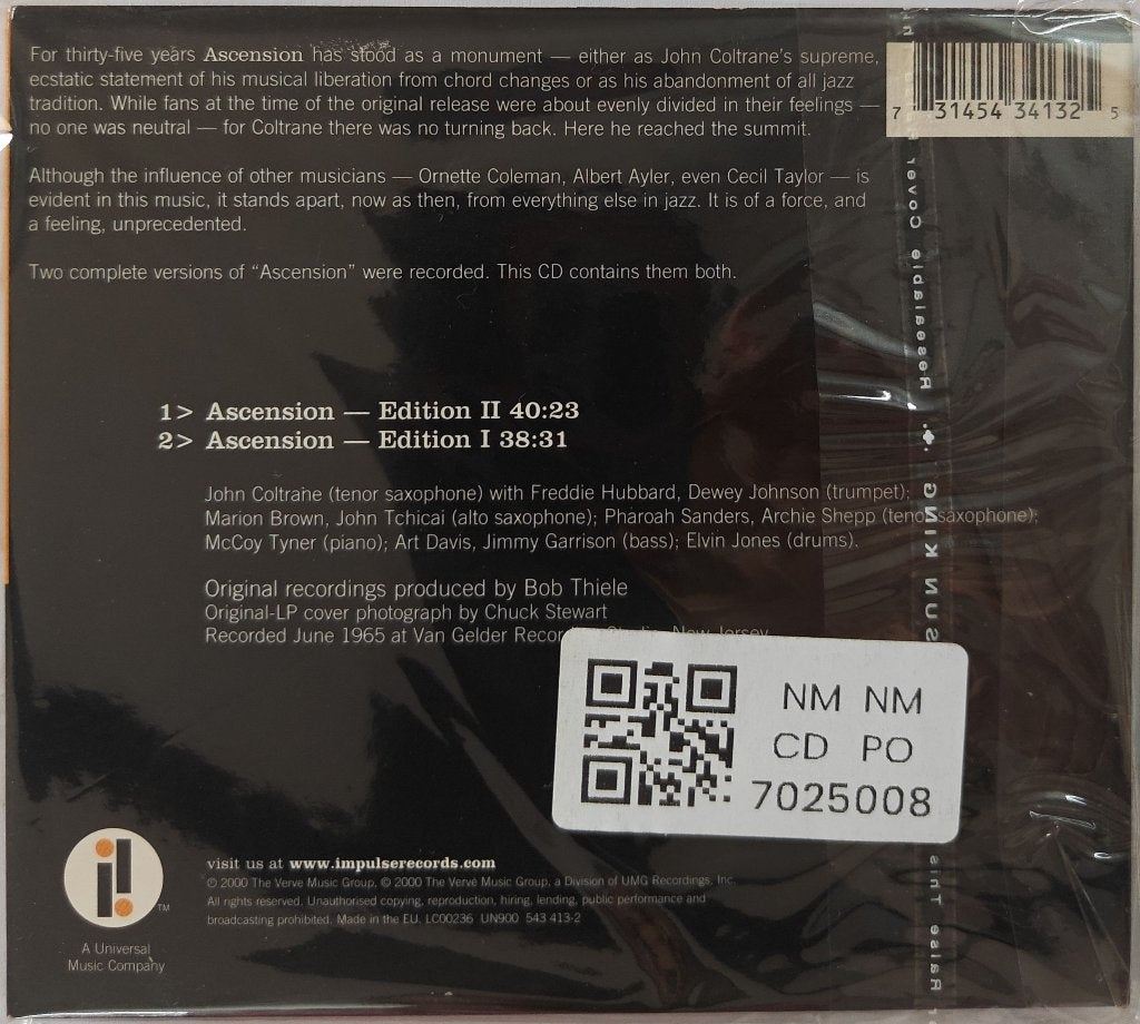 John Coltrane - Ascension (CD)