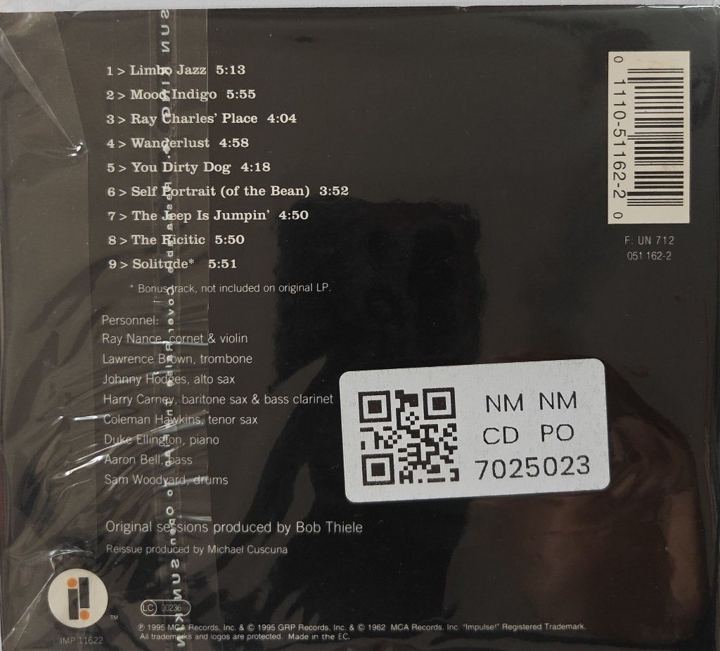 Duke Ellington, Coleman Hawkins - Duke Ellington Meets Coleman Hawkins (CD)