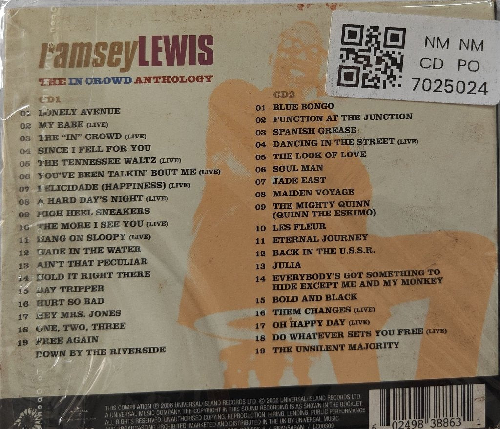 Ramsey Lewis - The In Crowd Anthology (CD) (2)