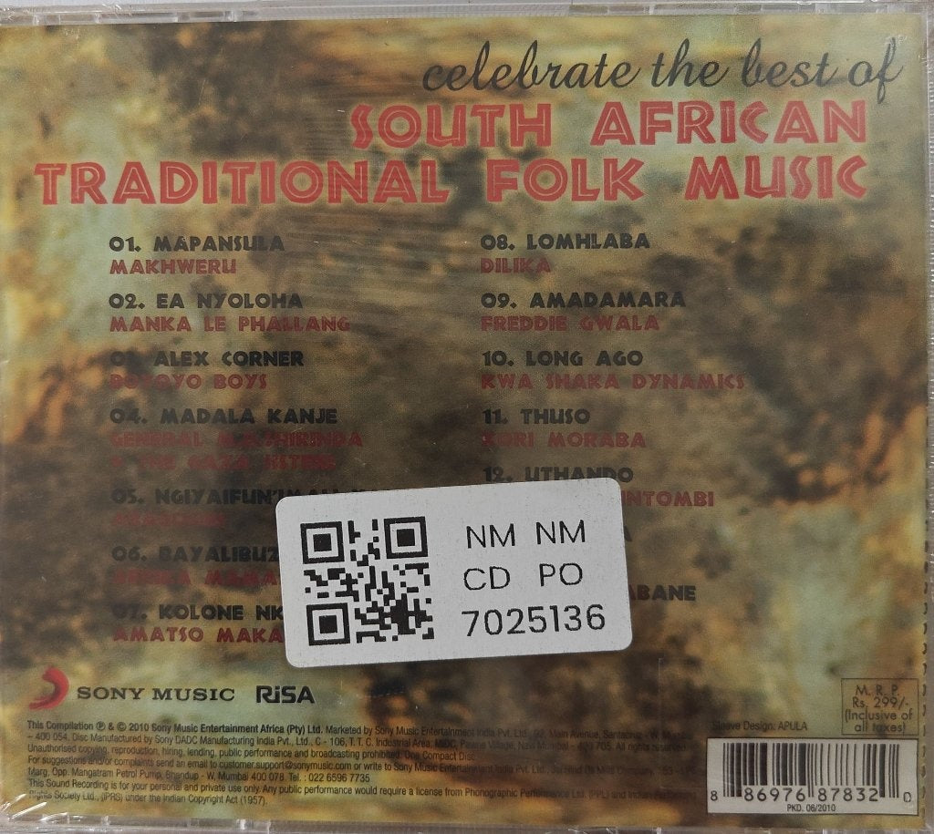 Various - Celebrate the Best of South African Traditional Folk Music (CD)