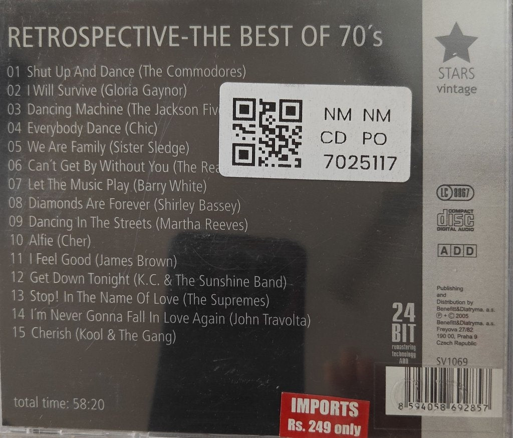 Various - Retrospective - The Best of 70's (CD)