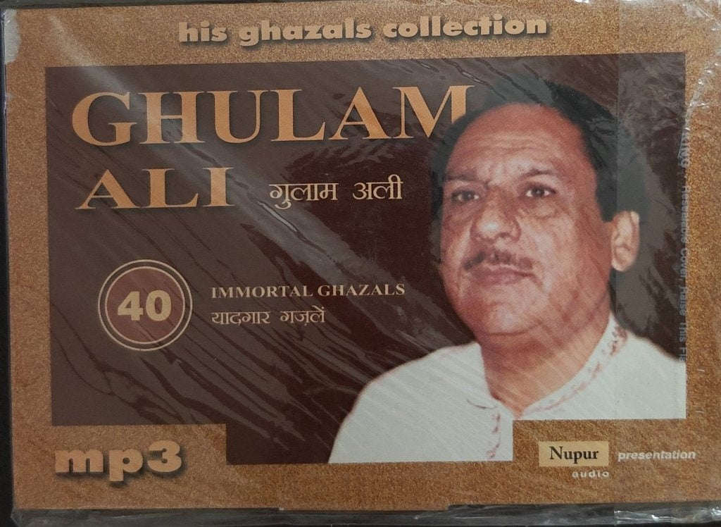 Ghulam Ali - His Ghazals Collection: 40 Immortal Ghazals (MP3) (CD)