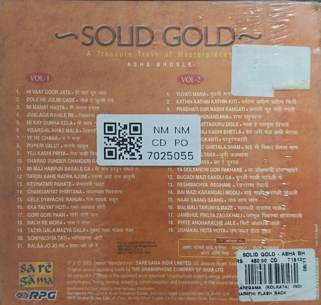 Asha Bhosle - Solid Gold (CD) (2)
