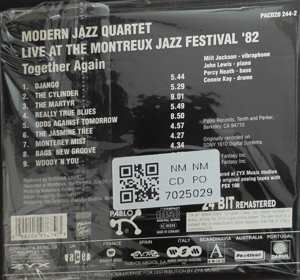 Modern Jazz Quartet - Together Again: Live at the Montreux Jazz Festival '82 (CD)