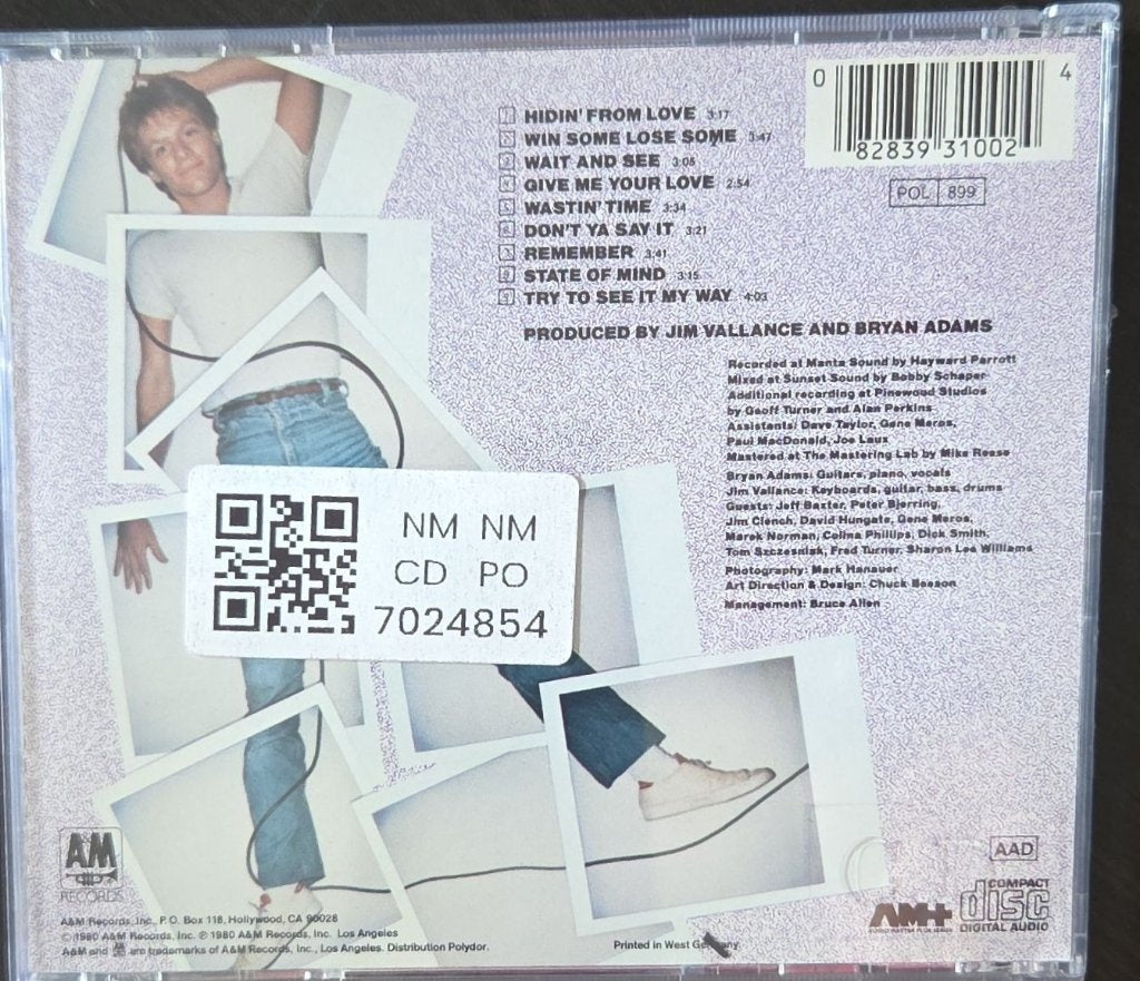 Bryan Adams - Bryan Adams (CD)