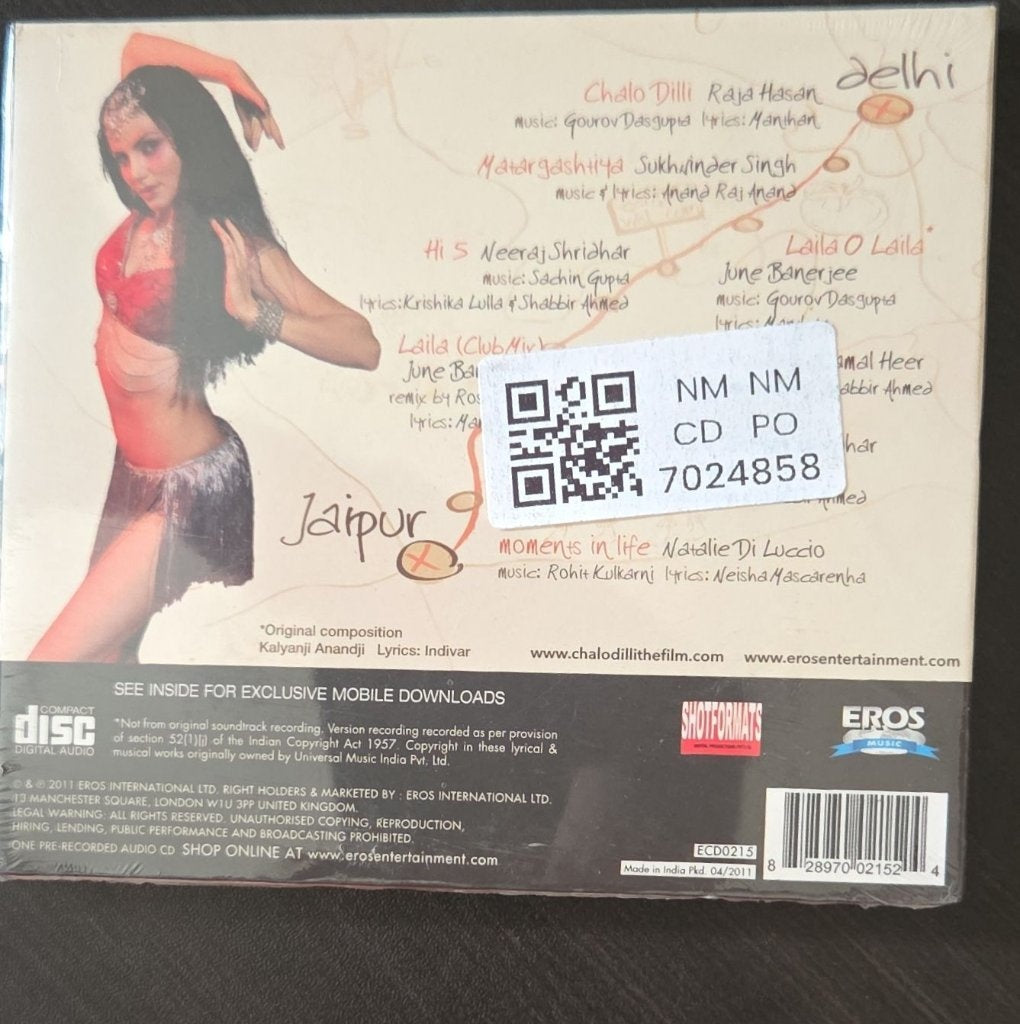 Gourov Dasgupta, Anand Raj Anand, Sachin Gupta, Rohit Kulkarni - Chalo Dilli (CD)