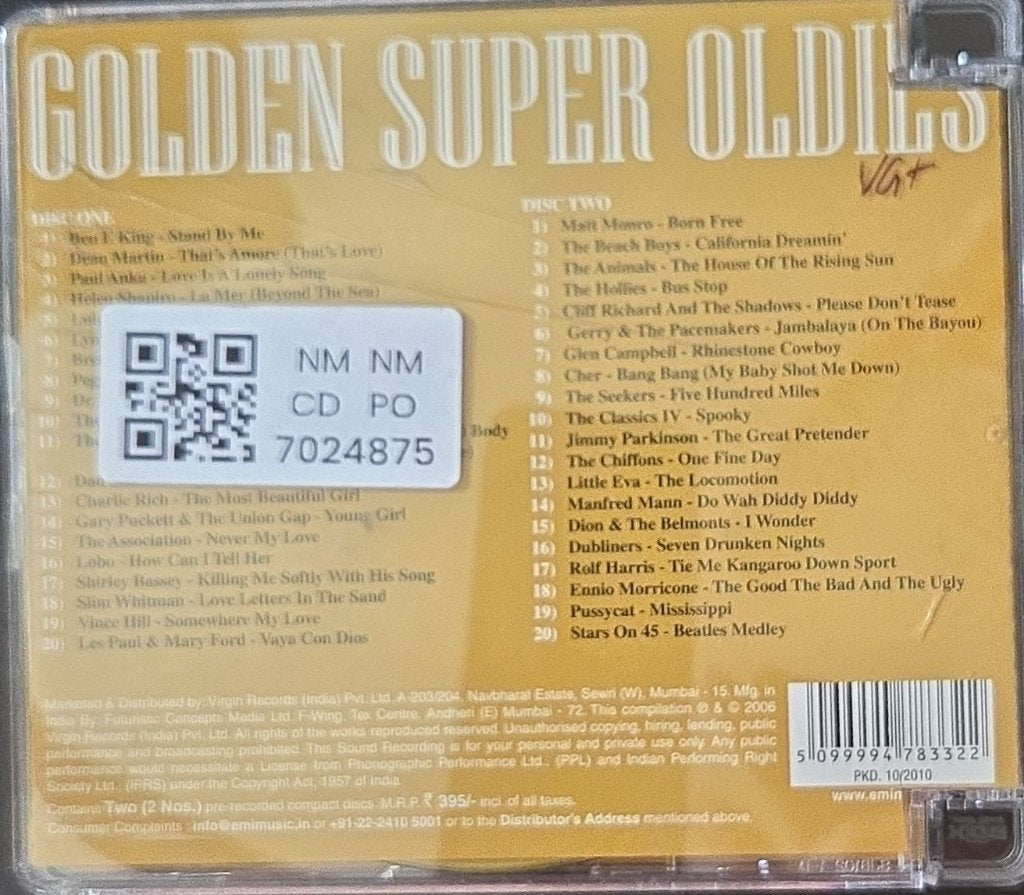 Various - Golden Super Oldies (CD) (2)