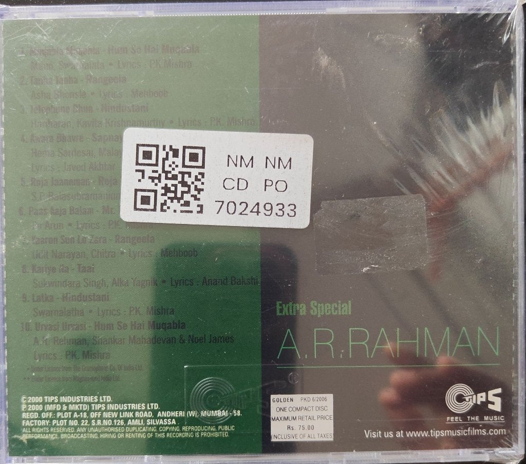 A.R. Rahman - Extra Special (CD)