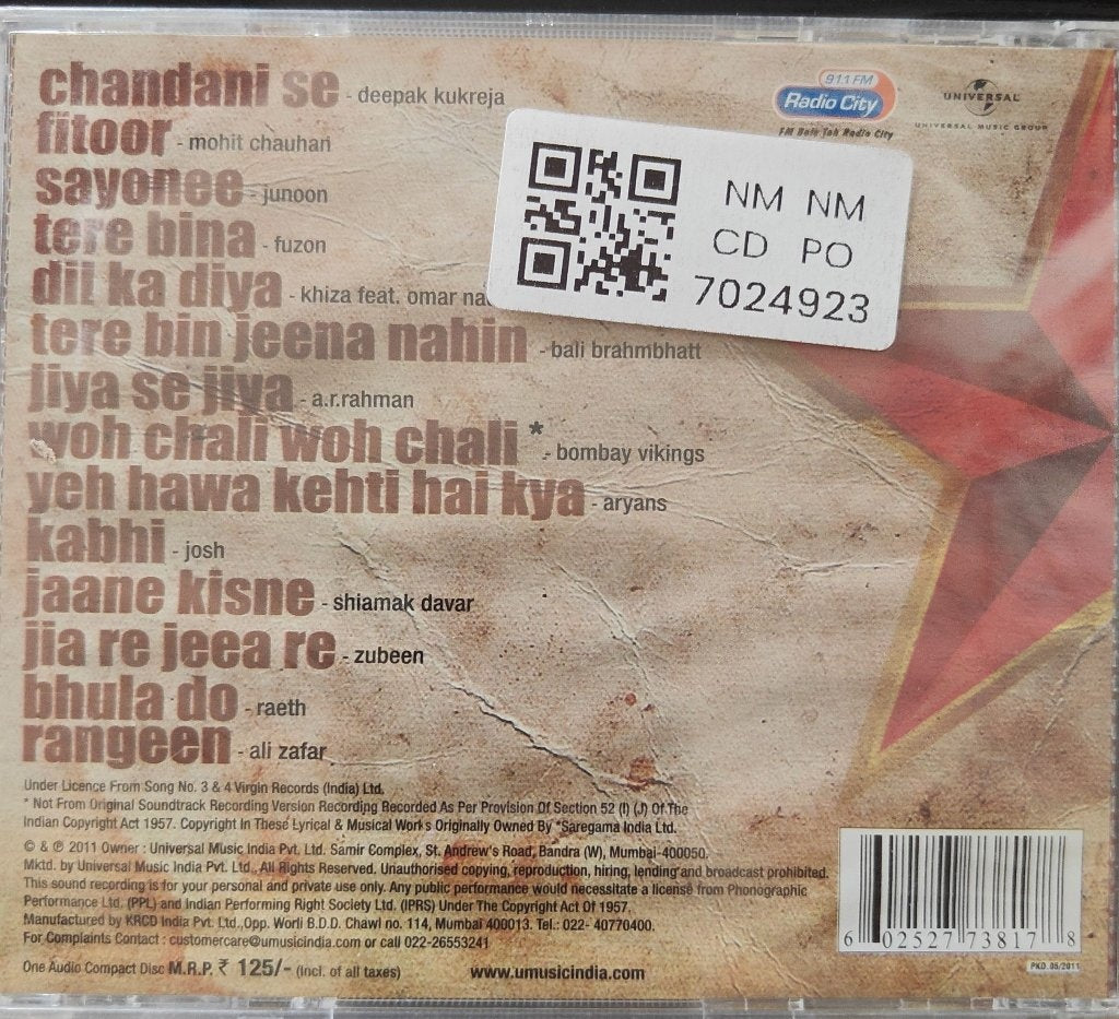 A.R. Rahman, Junoon, Mohit Chauhan, Fuzon, Omar Nadeem, Deepak Kukreja - Singing Superstar (CD)