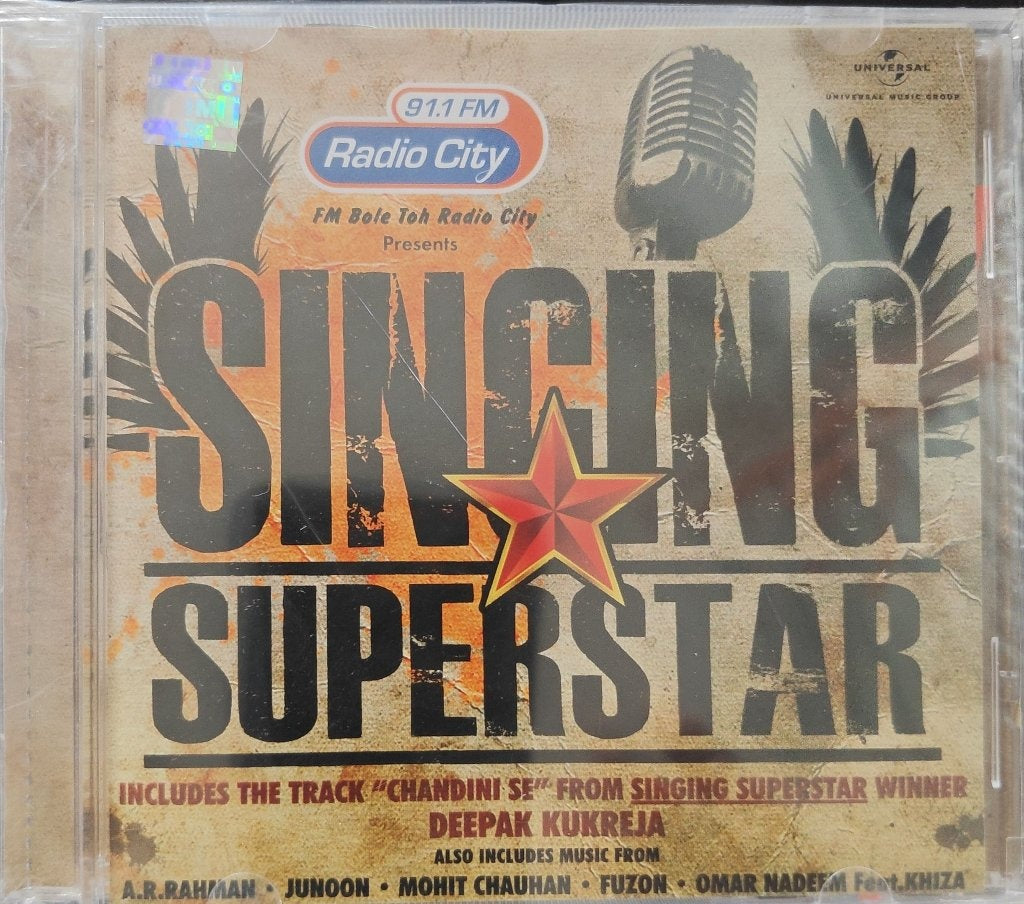 A.R. Rahman, Junoon, Mohit Chauhan, Fuzon, Omar Nadeem, Deepak Kukreja - Singing Superstar (CD)