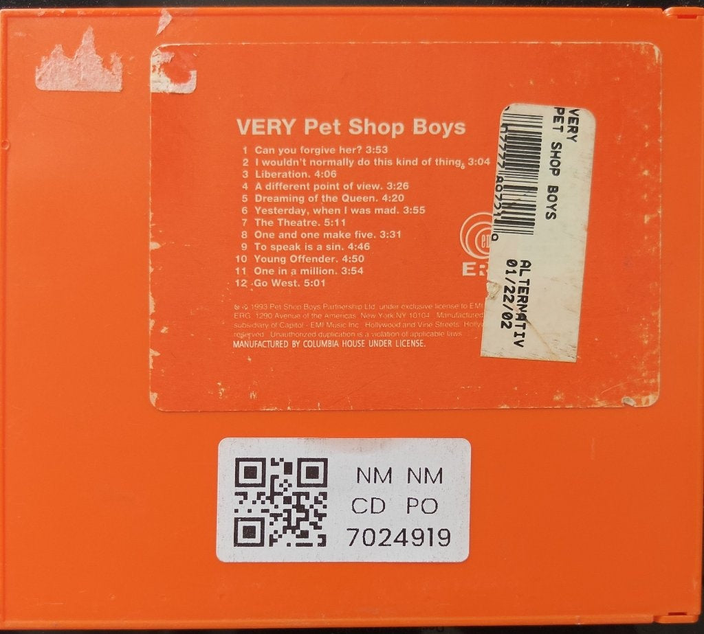 Pet Shop Boys - Very (CD)