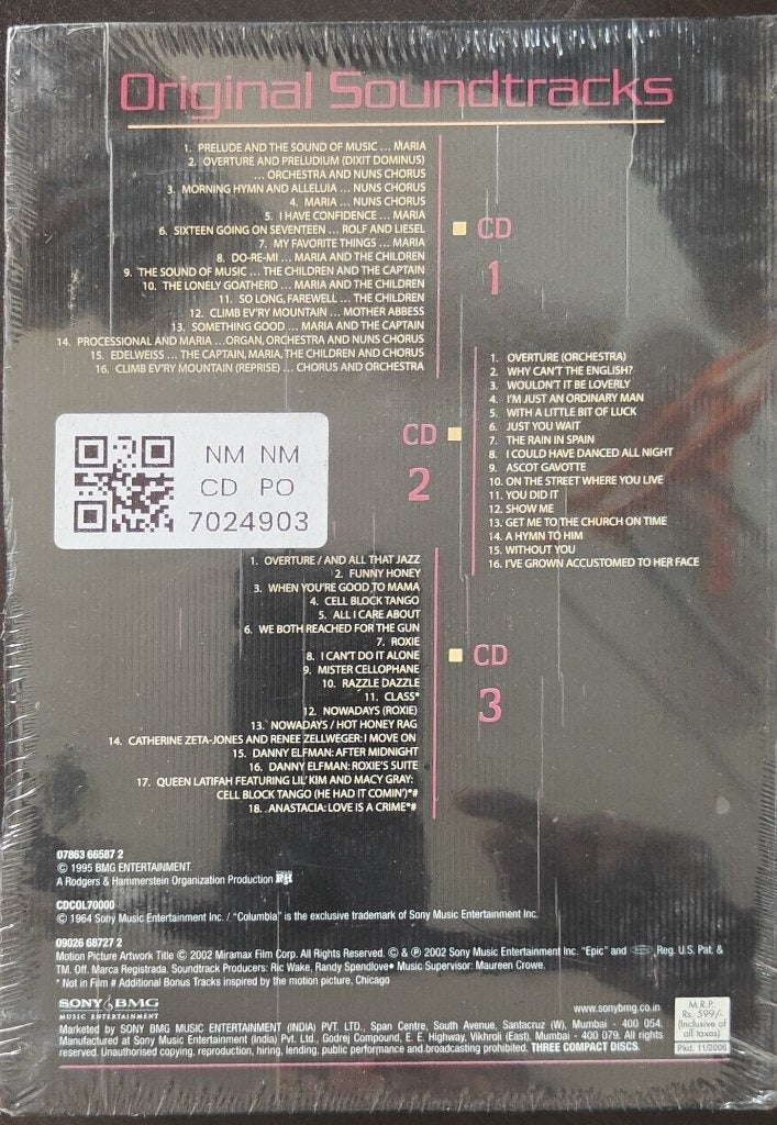 Various - Original Soundtracks: 3 Classics (CD) (3)