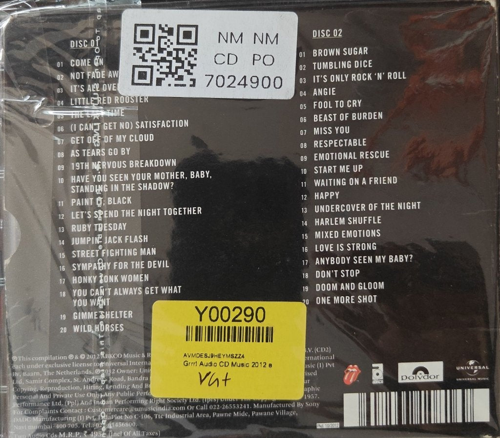 The Rolling Stones - GRRR! (CD) (2)