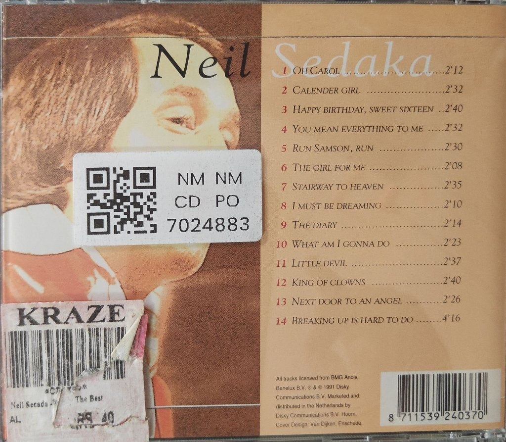 Neil Sedaka - Simply the Best: Oh Carol His Greatest Hits (CD)