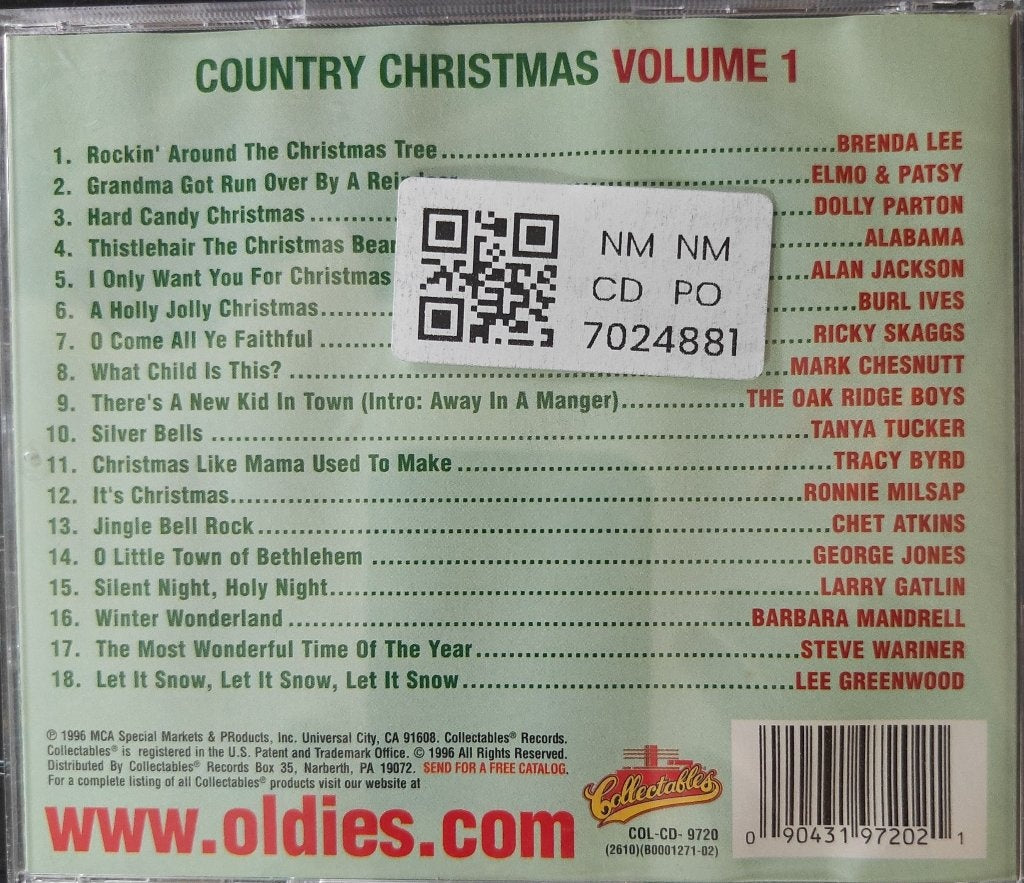 Various - Country Christmas Volume 1 (CD)