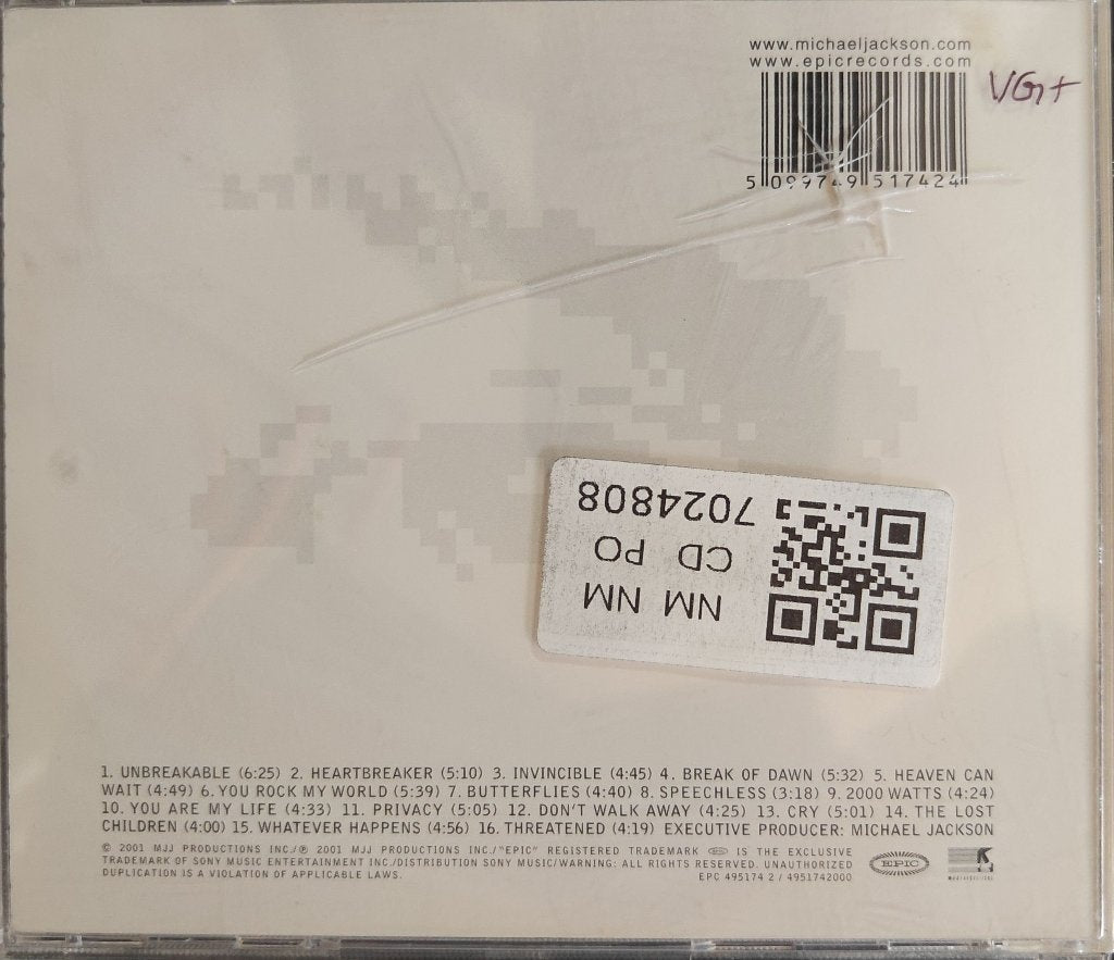 Michael Jackson - Invincible (CD)