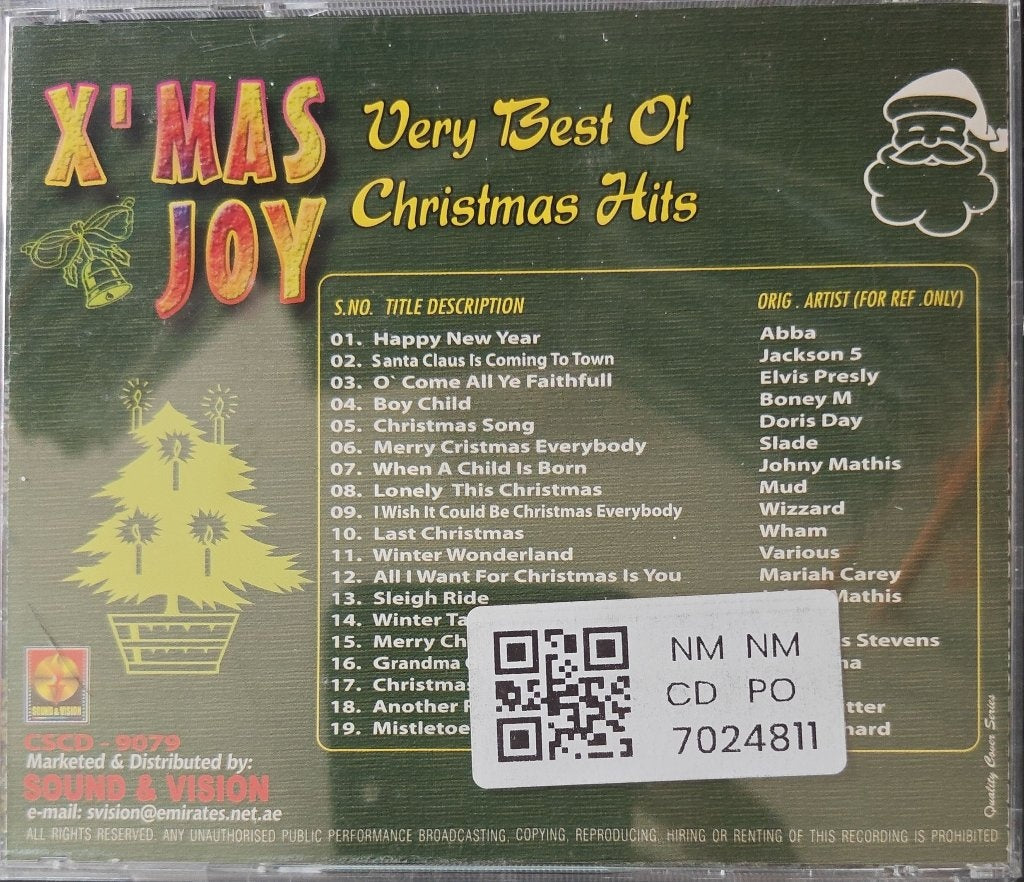 Various - X'Mas Joy Very Best Of Christmas Hits (CD)