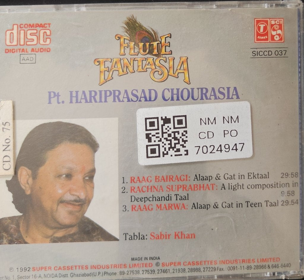 Pt. Hariprasad Chourasia - Flute Fantasia (CD)