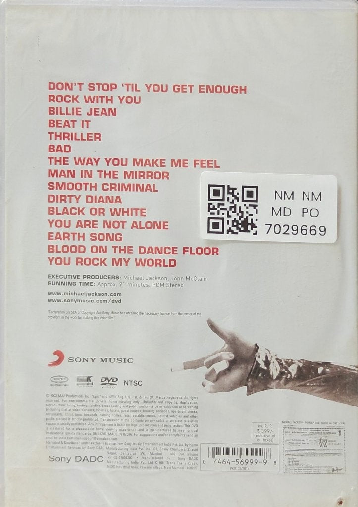 Michael Jackson - Number Ones (Music-DVD)