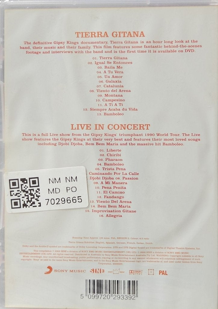Gipsy Kings - Tierra Gitana & Live In Concert (Music-DVD)