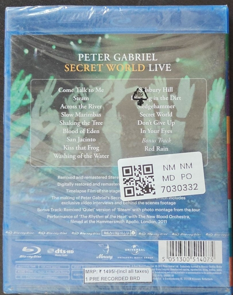 Peter Gabriel - Secret World Live (Blu-ray Disc) (Music-DVD)